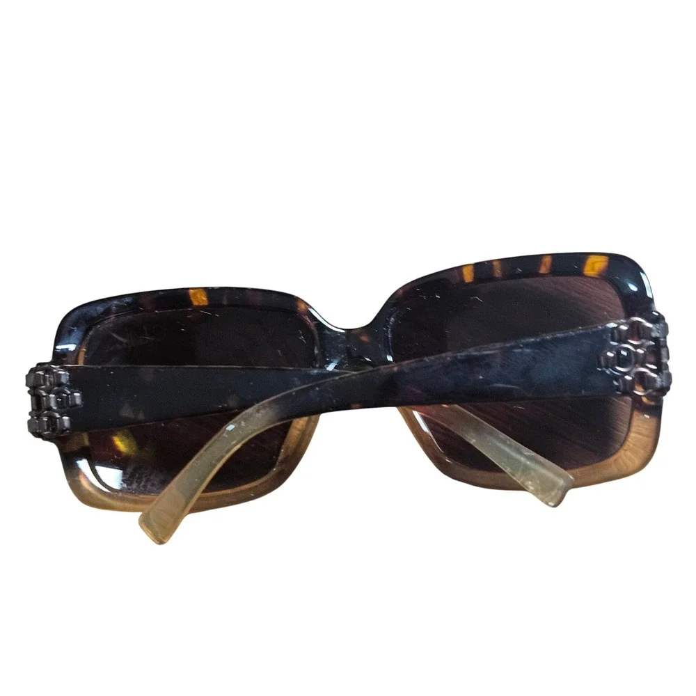 Cole Haan C6017 22 Tortoise Square Sunglasses Brown Lens 54-17-125 Mob Wife